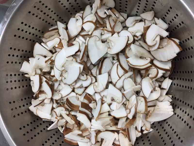 香菇切片
