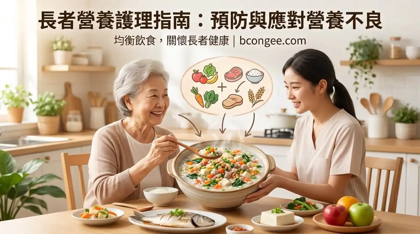 老人營養不良要吃什麼？5 大關鍵營養素補充指南